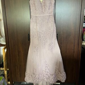 Rose gold party dress